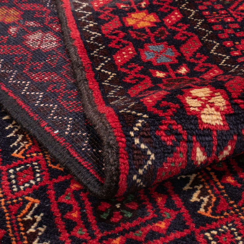 Alfombra de pasillo Alfombra Belutsch - 175 x 95 cm - rojo