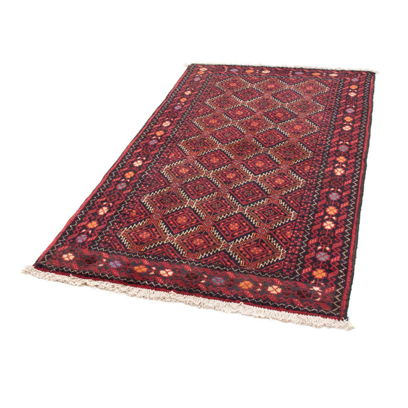 Alfombra de pasillo Alfombra Belutsch - 175 x 95 cm - rojo