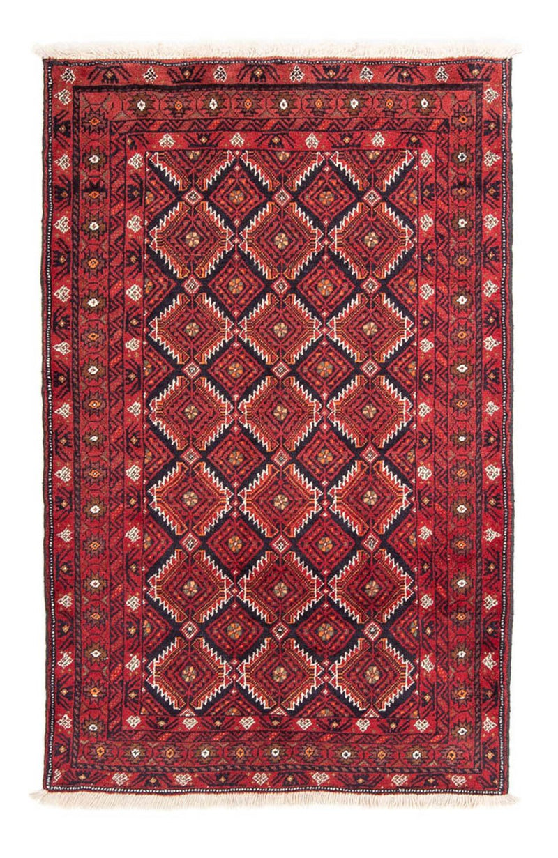Alfombra de pasillo Alfombra Belutsch - 184 x 105 cm - rojo