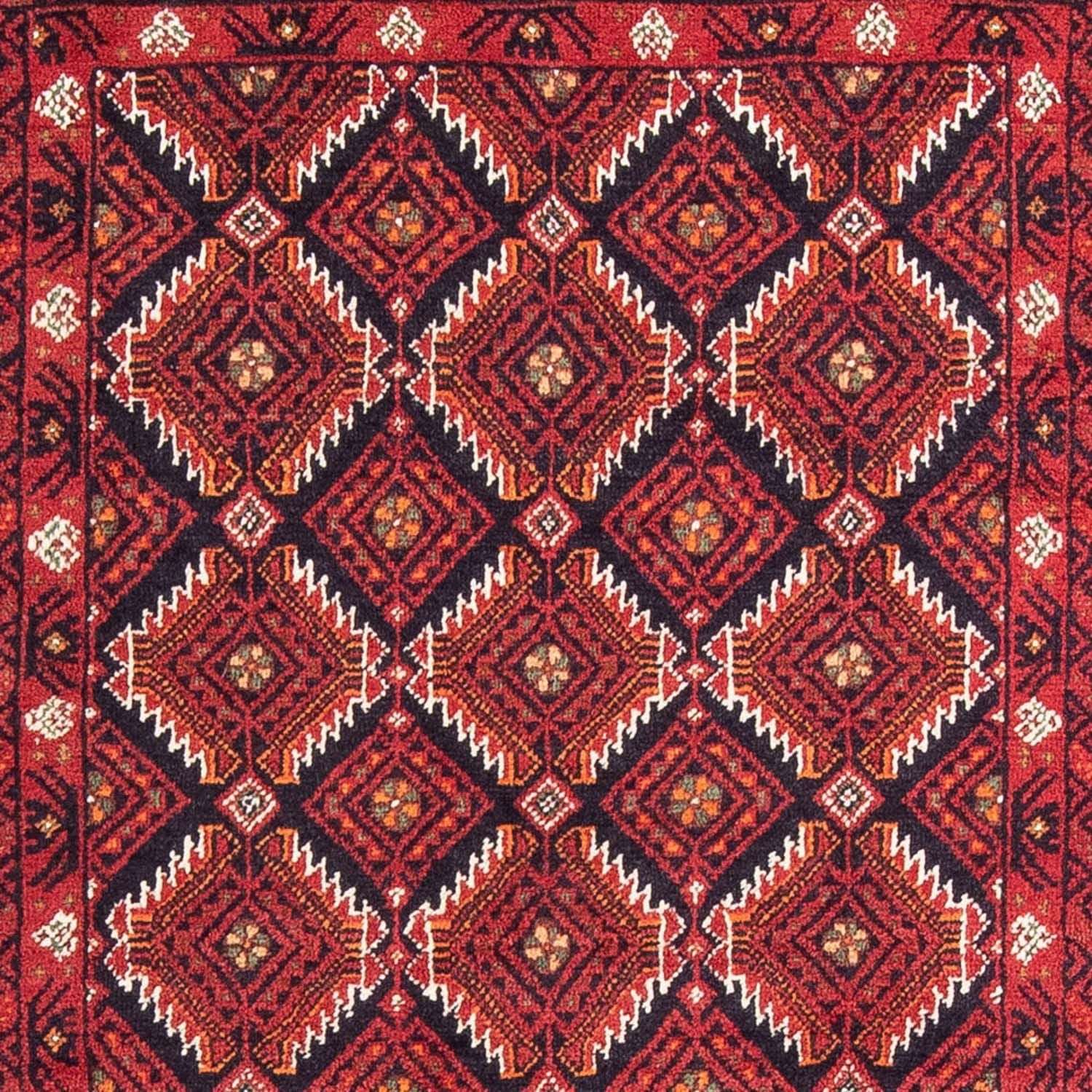 Alfombra de pasillo Alfombra Belutsch - 184 x 105 cm - rojo