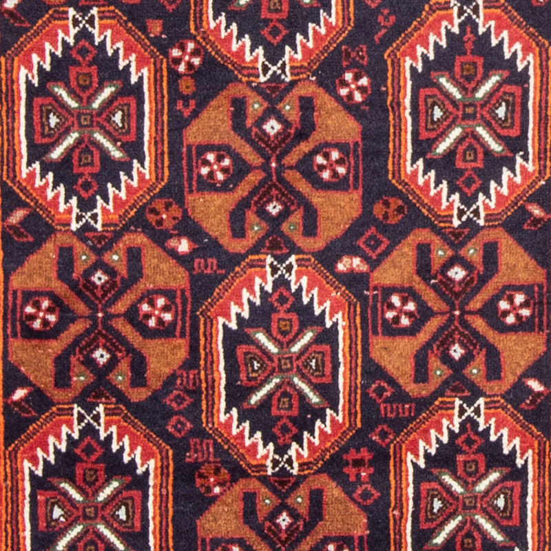 Alfombra de pasillo Alfombra Belutsch - 202 x 100 cm - rojo