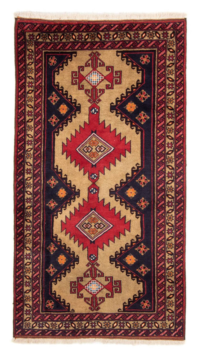 Alfombra de pasillo Alfombra Belutsch - 215 x 111 cm - beige