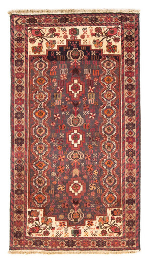 Alfombra de pasillo Alfombra Belutsch - 180 x 98 cm - beige
