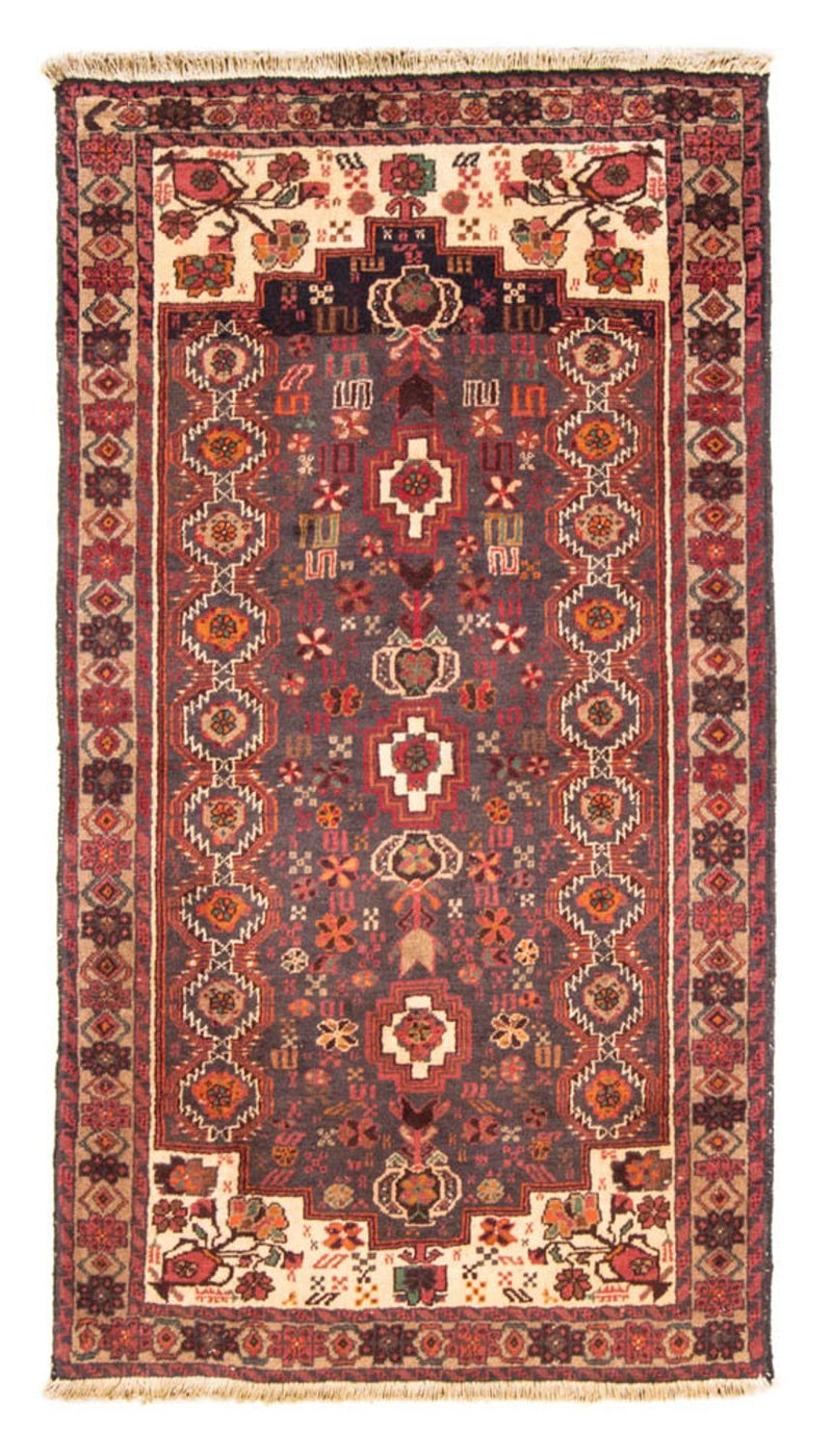Alfombra de pasillo Alfombra Belutsch - 180 x 98 cm - beige