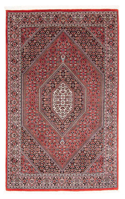 Alfombra persa - Bidjar - 170 x 111 cm - rojo