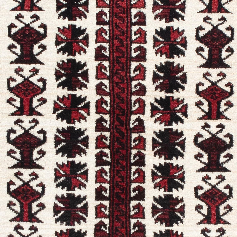 Alfombra Belutsch - 142 x 102 cm - rojo oscuro