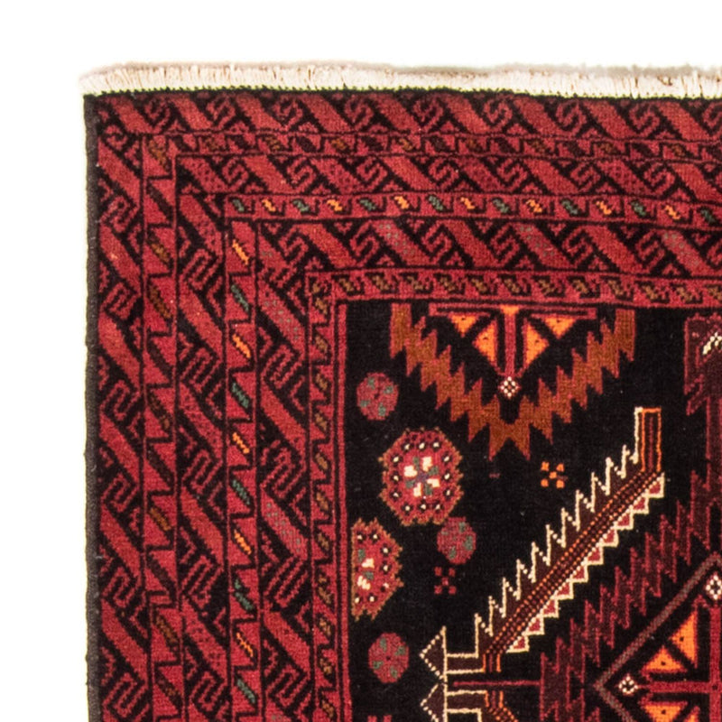 Alfombra de pasillo Alfombra Belutsch - 196 x 106 cm - rojo