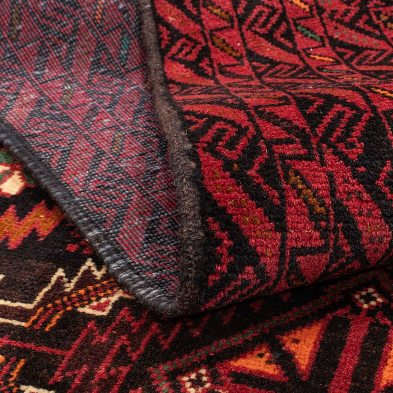 Alfombra de pasillo Alfombra Belutsch - 196 x 106 cm - rojo