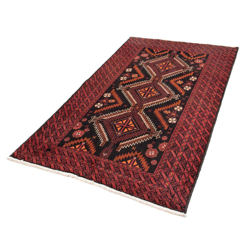 Alfombra de pasillo Alfombra Belutsch - 196 x 106 cm - rojo