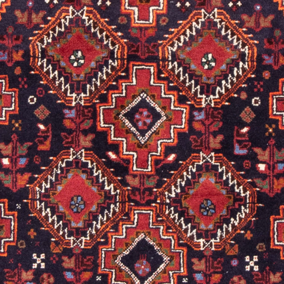 Alfombra de pasillo Alfombra Belutsch - 185 x 103 cm - azul oscuro