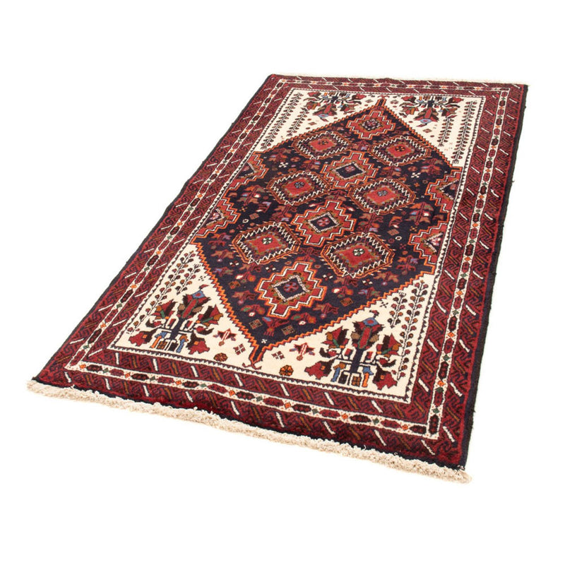Alfombra de pasillo Alfombra Belutsch - 185 x 103 cm - azul oscuro