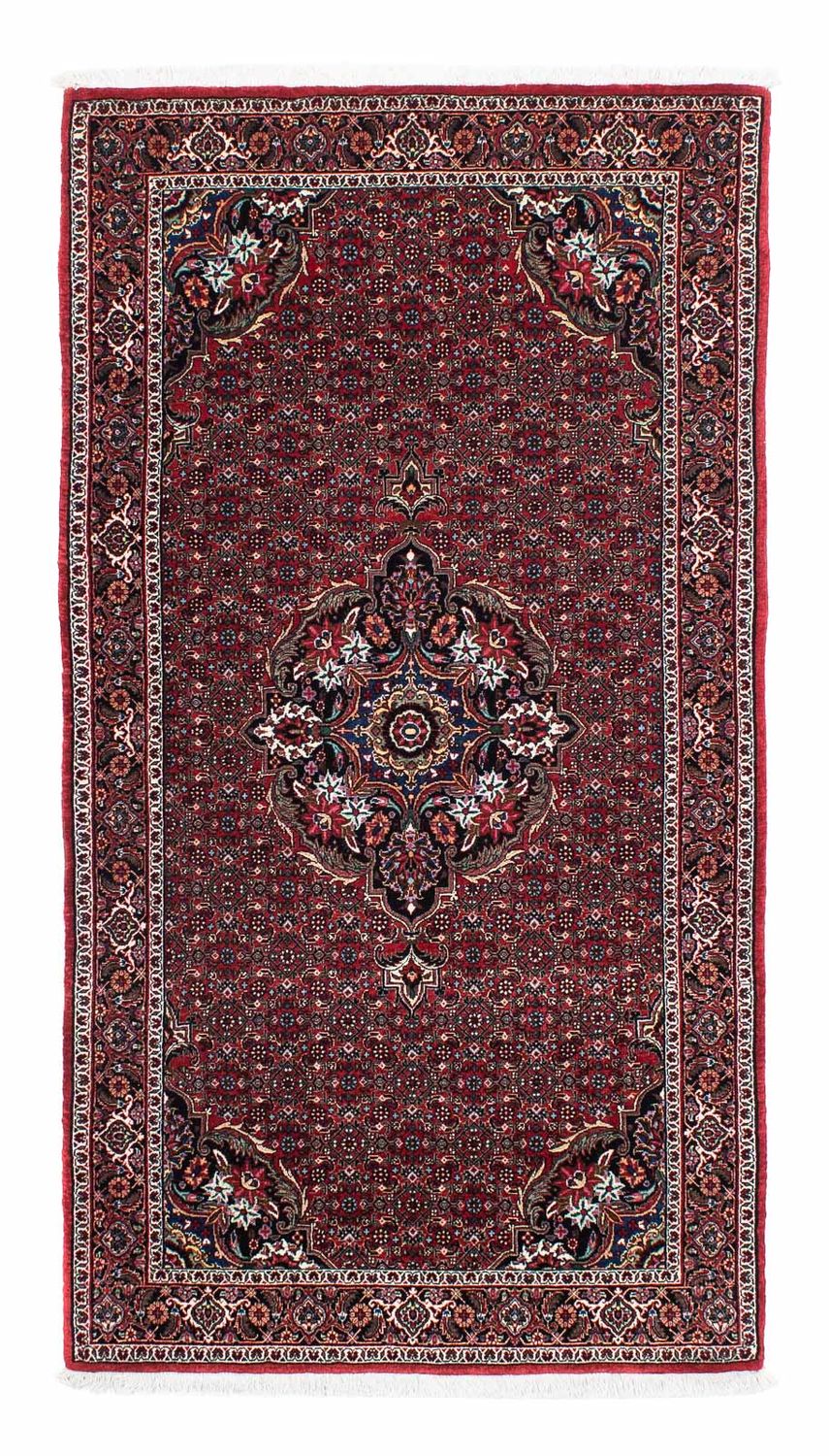 Alfombra de pasillo Alfombra persa - Bidjar - 195 x 98 cm - rojo