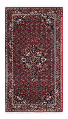 Alfombra de pasillo Alfombra persa - Bidjar - 195 x 98 cm - rojo
