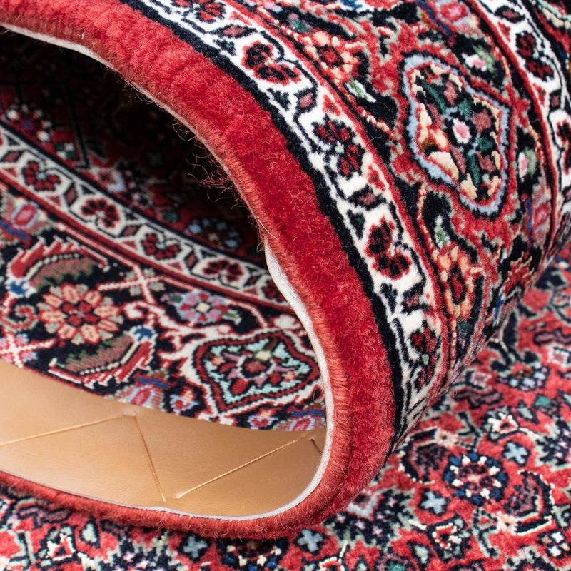 Alfombra de pasillo Alfombra persa - Bidjar - 195 x 98 cm - rojo
