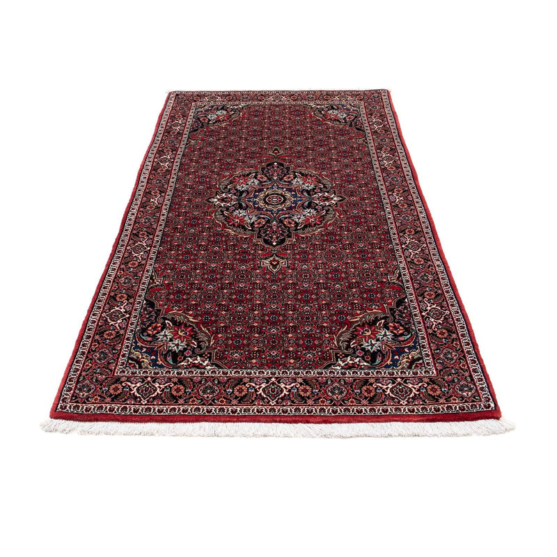 Alfombra de pasillo Alfombra persa - Bidjar - 195 x 98 cm - rojo