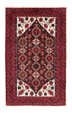 Alfombra de pasillo Alfombra Belutsch - 175 x 100 cm - rojo