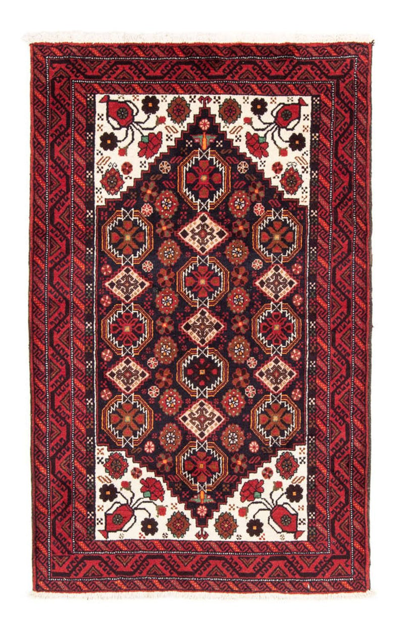 Alfombra de pasillo Alfombra Belutsch - 175 x 100 cm - rojo