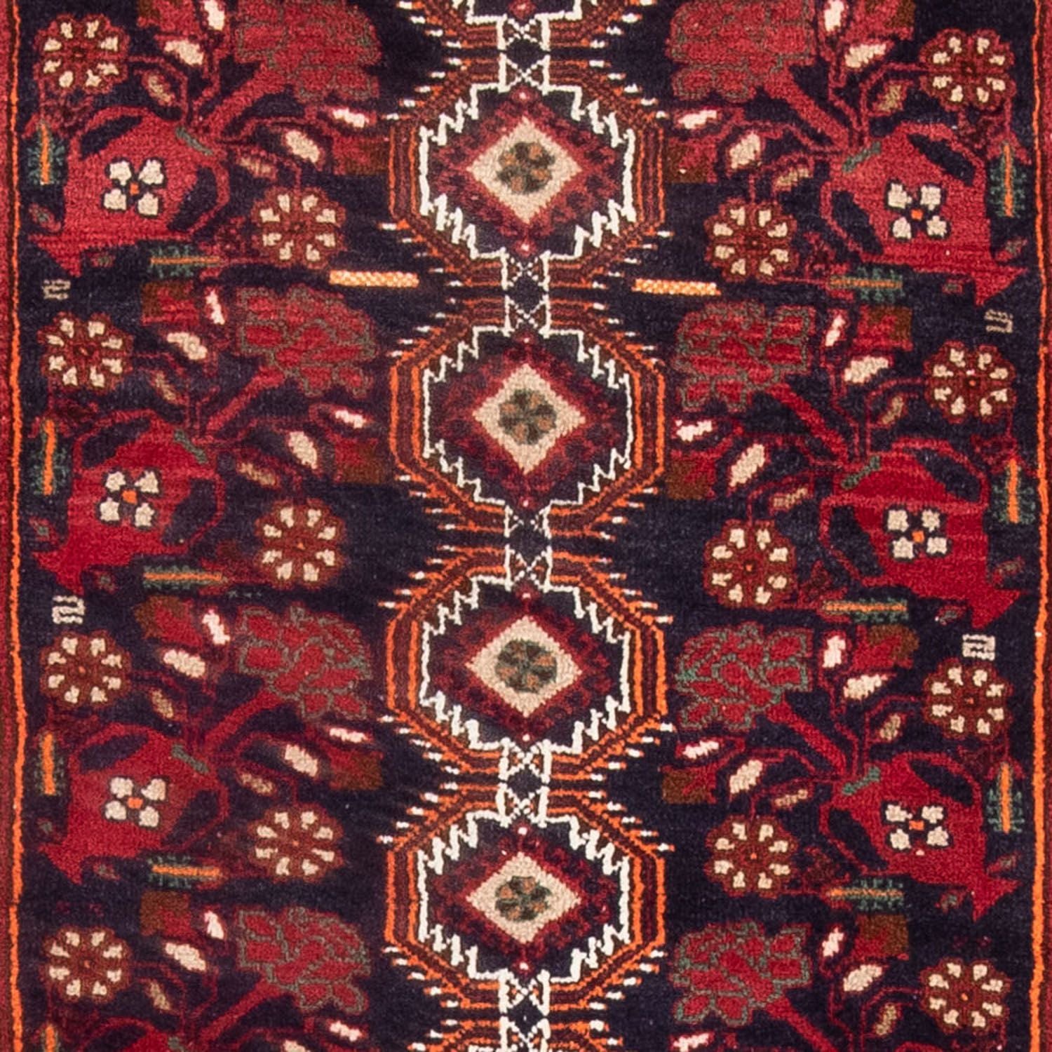 Alfombra de pasillo Alfombra Belutsch - 199 x 99 cm - rojo