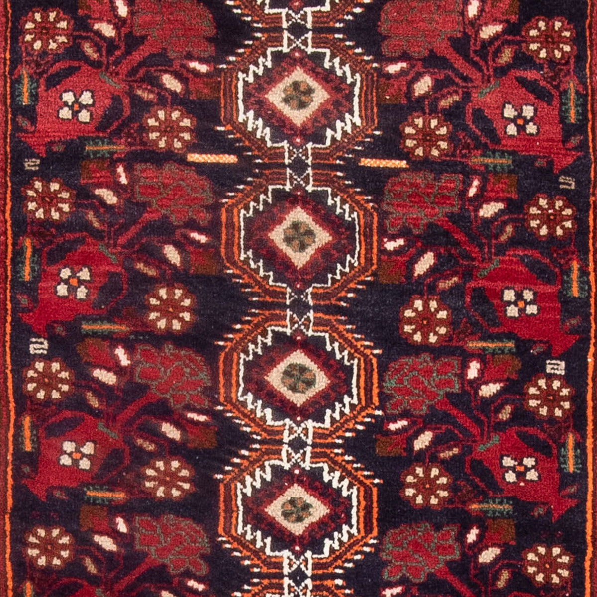 Alfombra de pasillo Alfombra Belutsch - 199 x 99 cm - rojo