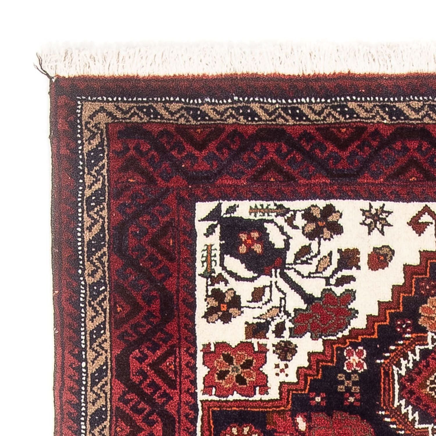 Alfombra de pasillo Alfombra Belutsch - 199 x 99 cm - rojo