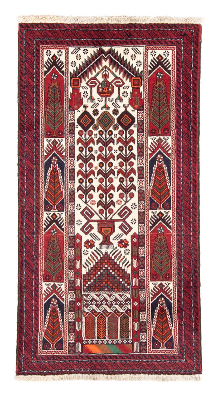 Alfombra de pasillo Alfombra Belutsch - 187 x 100 cm - beige
