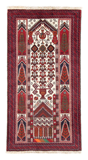 Alfombra de pasillo Alfombra Belutsch - 187 x 100 cm - beige
