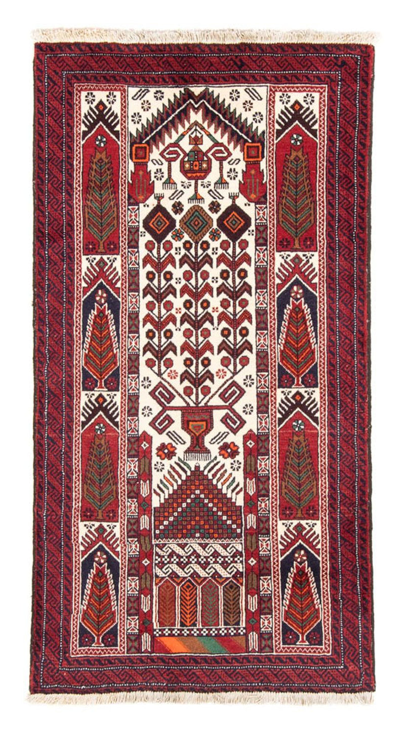 Alfombra de pasillo Alfombra Belutsch - 187 x 100 cm - beige