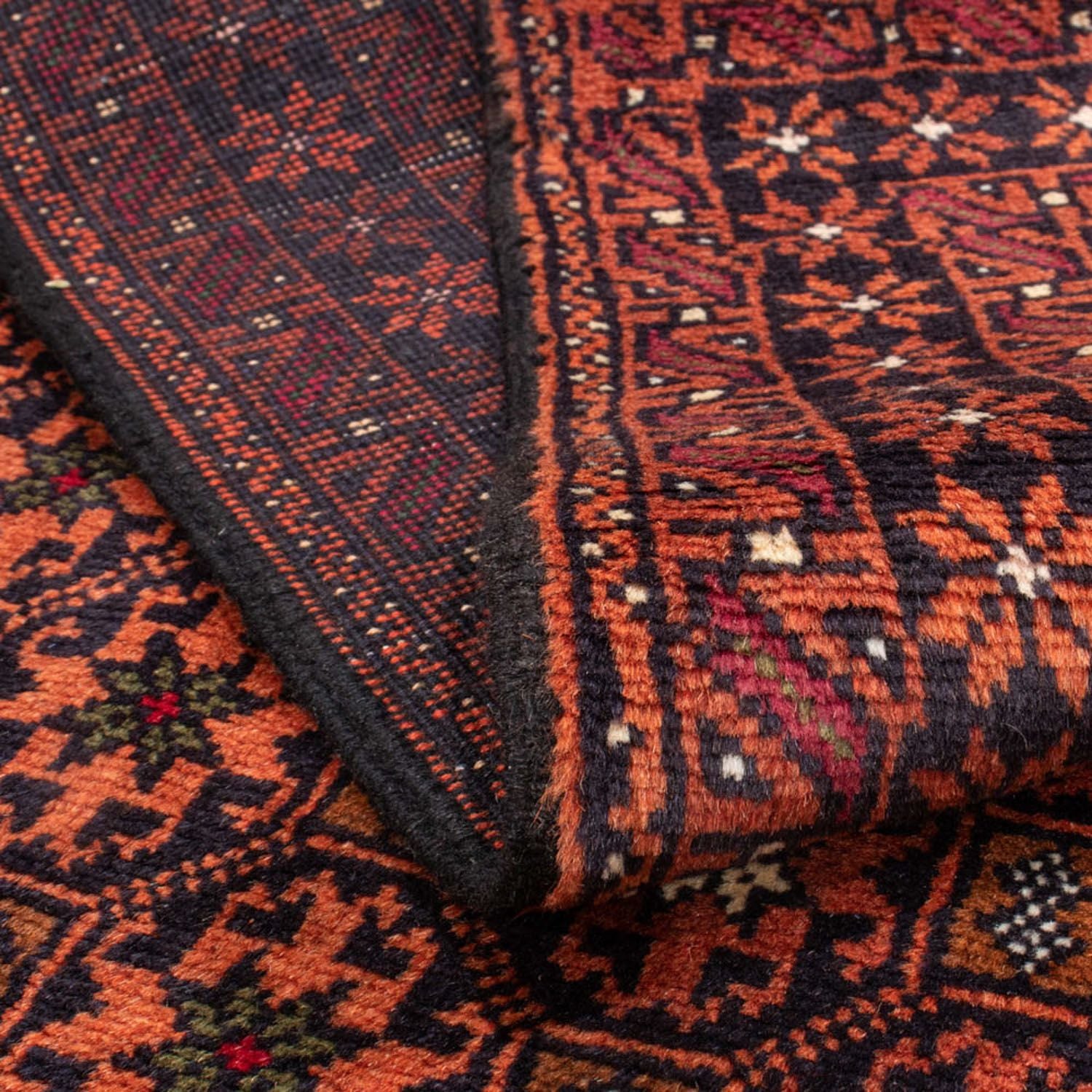 Alfombra de pasillo Alfombra Belutsch - 183 x 101 cm - óxido