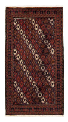 Alfombra de pasillo Alfombra Belutsch - 186 x 102 cm - rojo oscuro