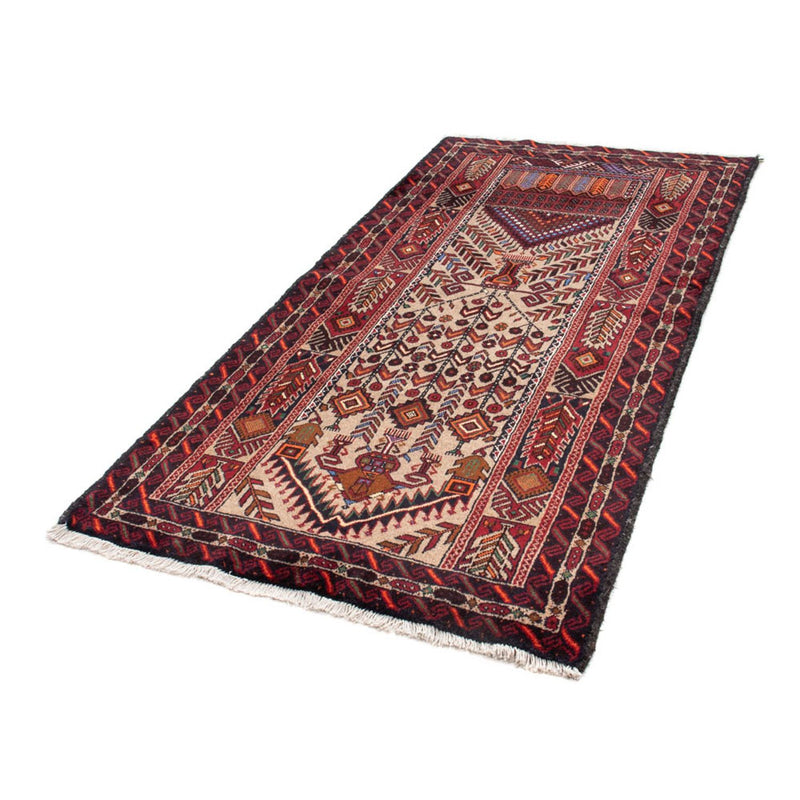 Alfombra de pasillo Alfombra Belutsch - 195 x 99 cm - multicolor
