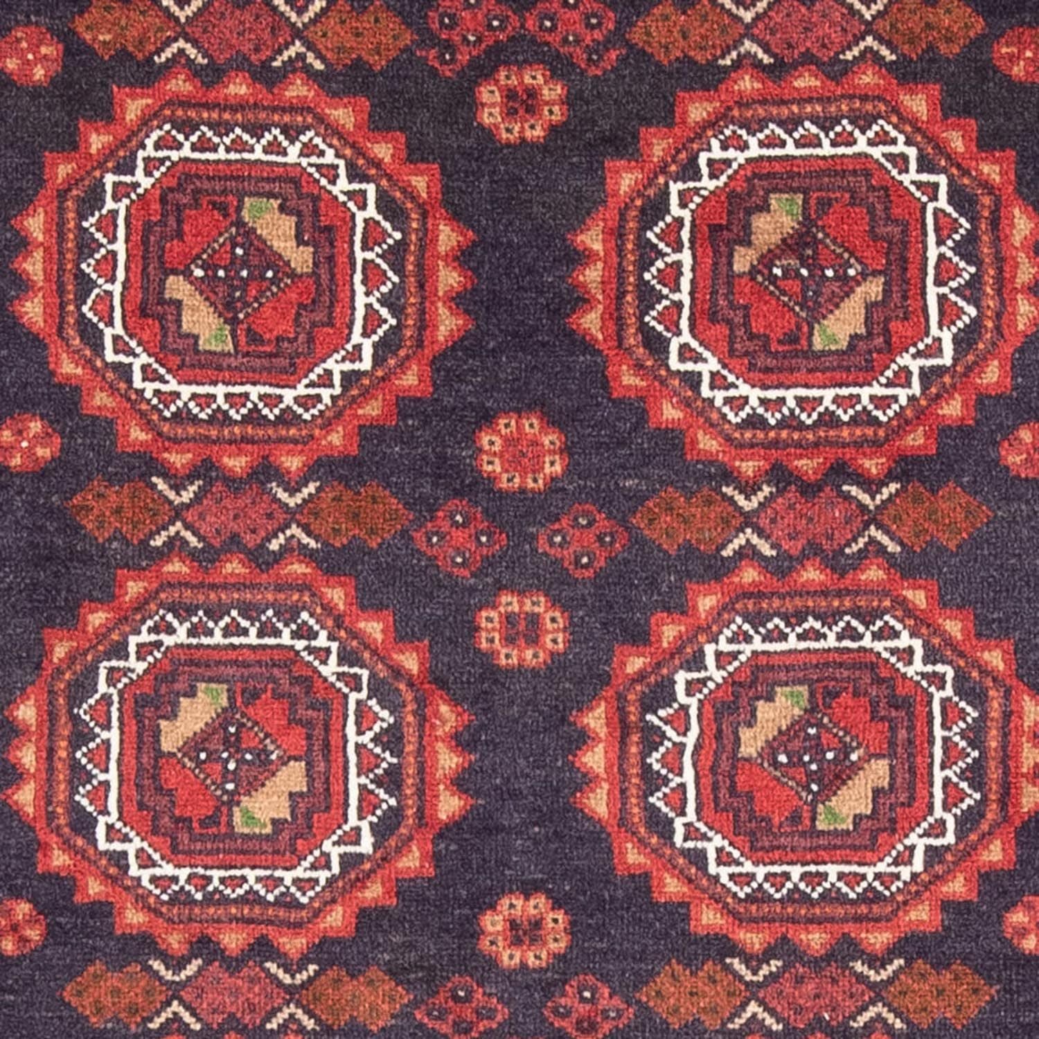 Alfombra de pasillo Alfombra Belutsch - 186 x 95 cm - azul oscuro