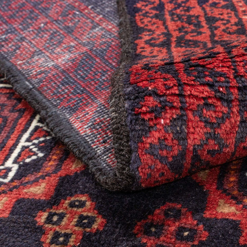 Alfombra de pasillo Alfombra Belutsch - 186 x 95 cm - azul oscuro