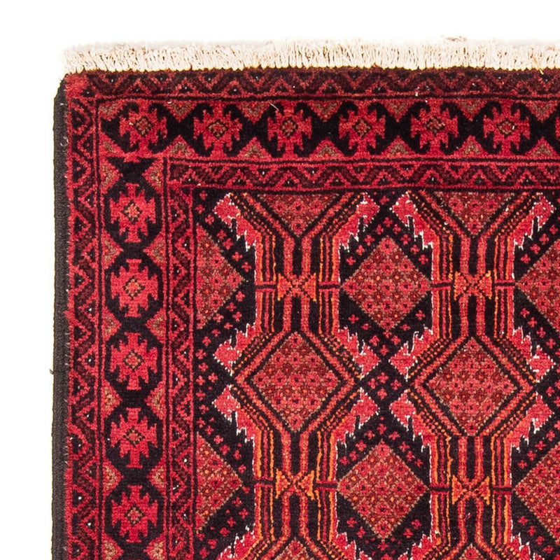 Alfombra de pasillo Alfombra Belutsch - 195 x 104 cm - rojo