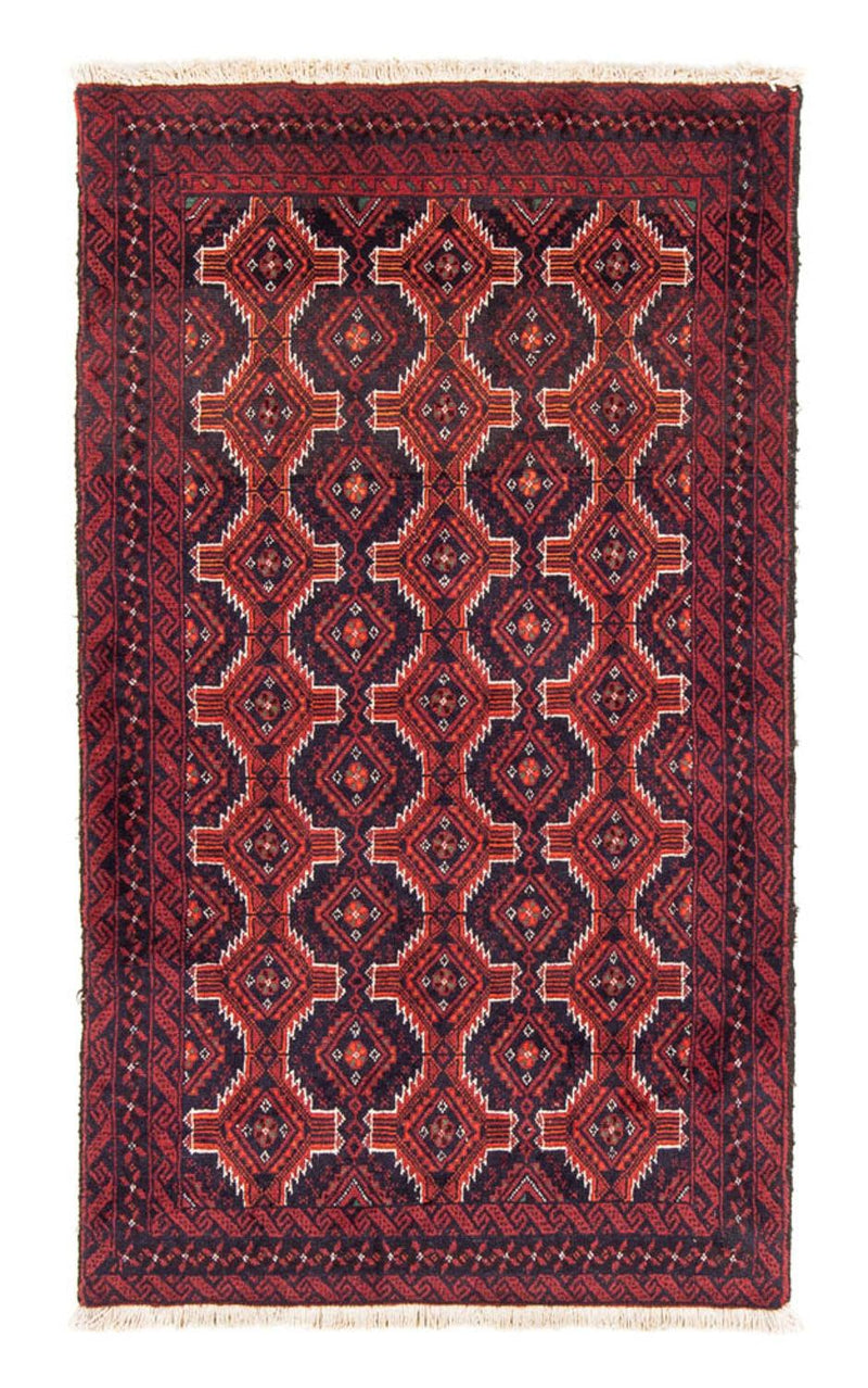 Alfombra de pasillo Alfombra Belutsch - 176 x 98 cm - rojo