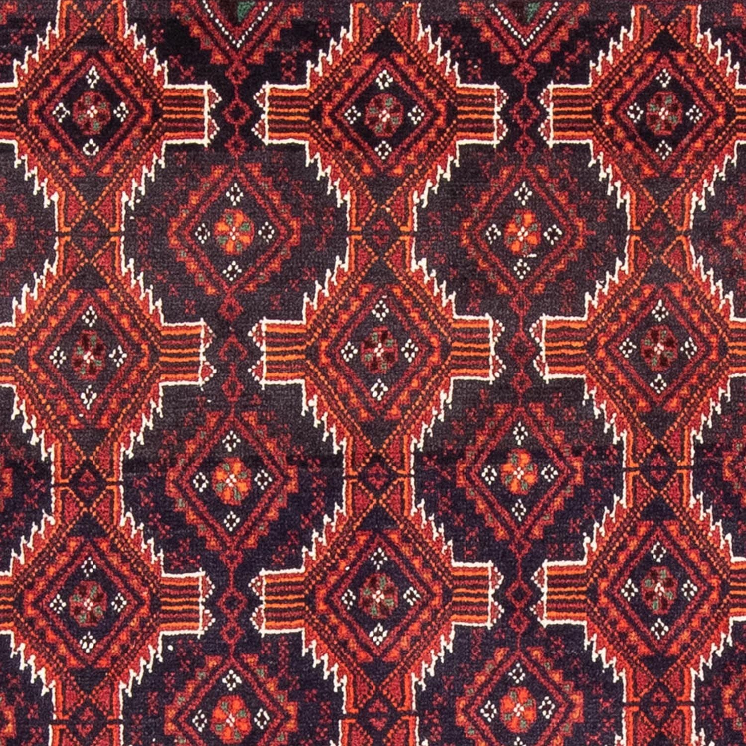 Alfombra de pasillo Alfombra Belutsch - 176 x 98 cm - rojo