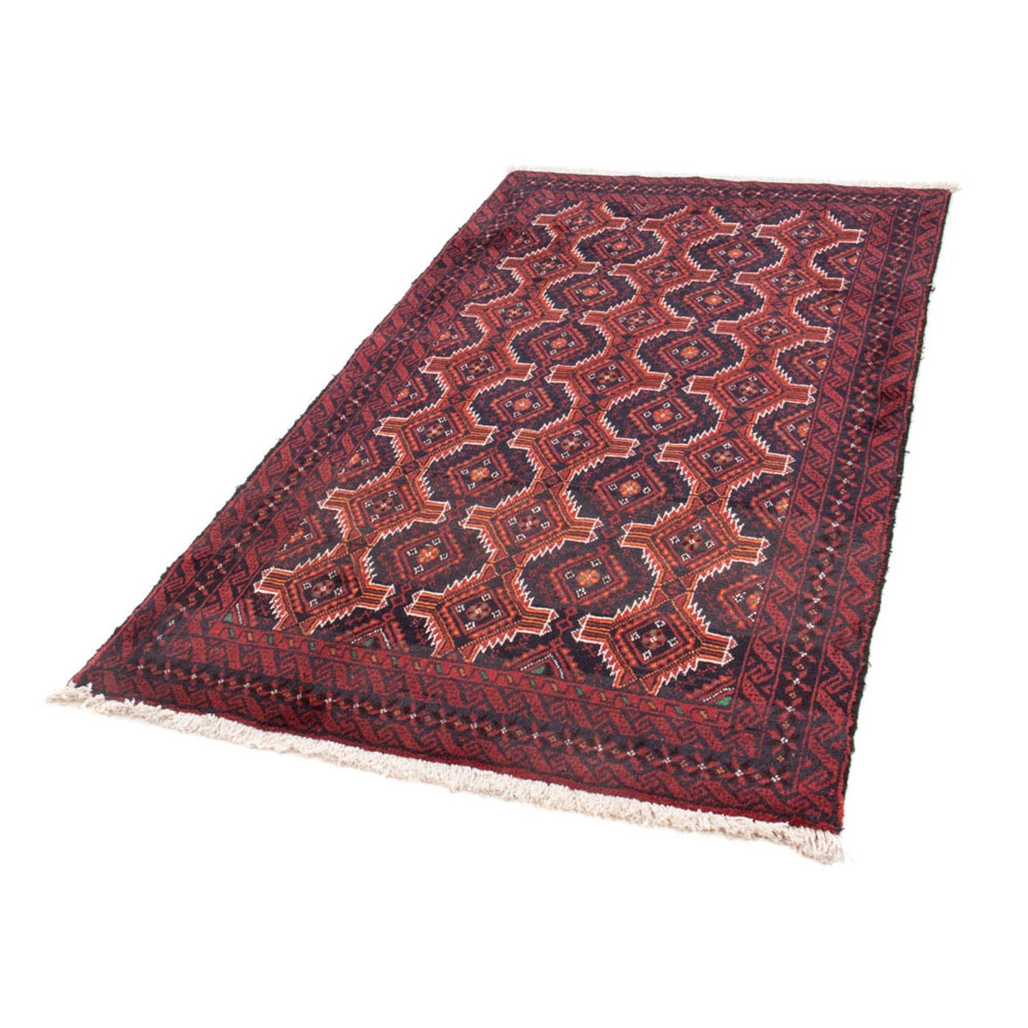 Alfombra de pasillo Alfombra Belutsch - 176 x 98 cm - rojo