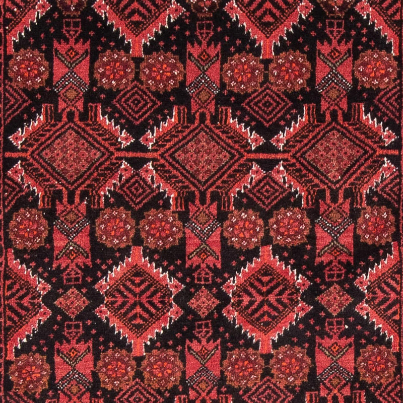 Alfombra de pasillo Alfombra Belutsch - 187 x 99 cm - rojo