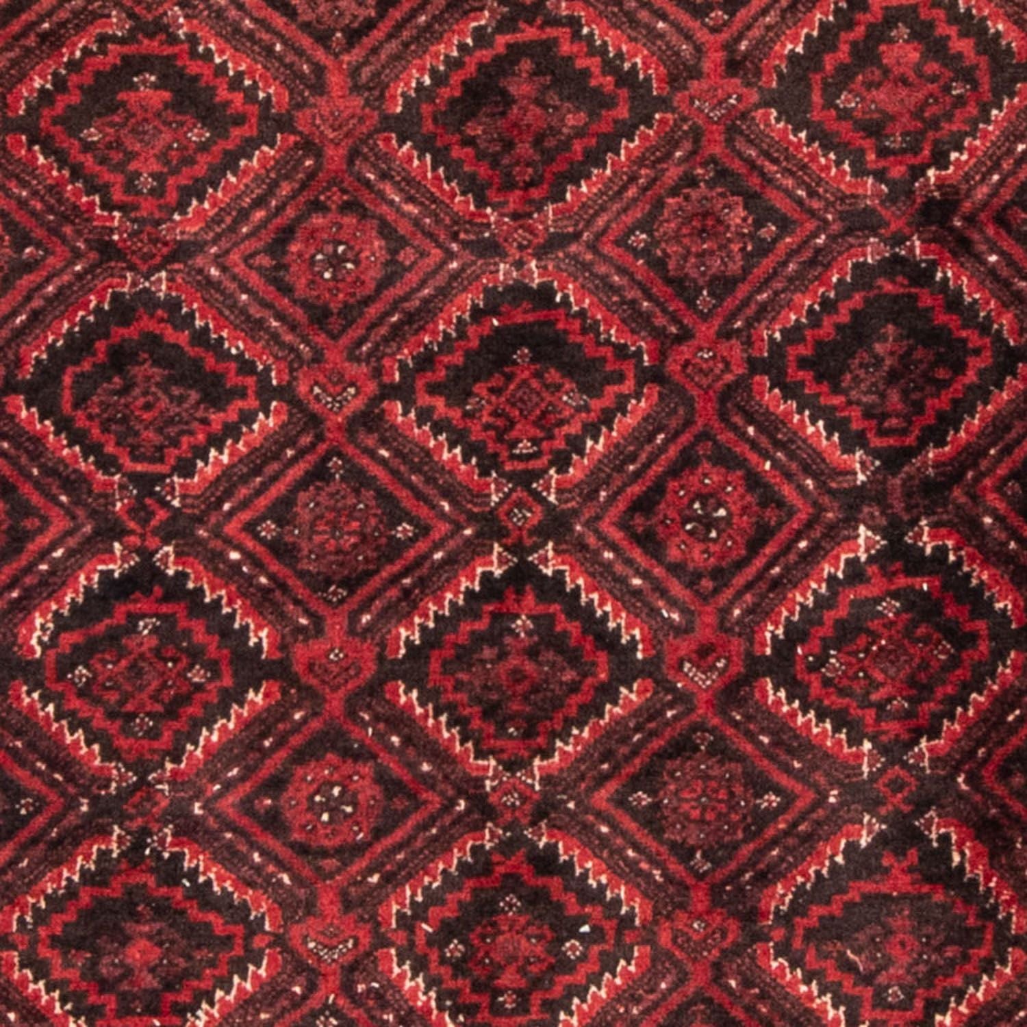 Alfombra de pasillo Alfombra Belutsch - 230 x 125 cm - rojo