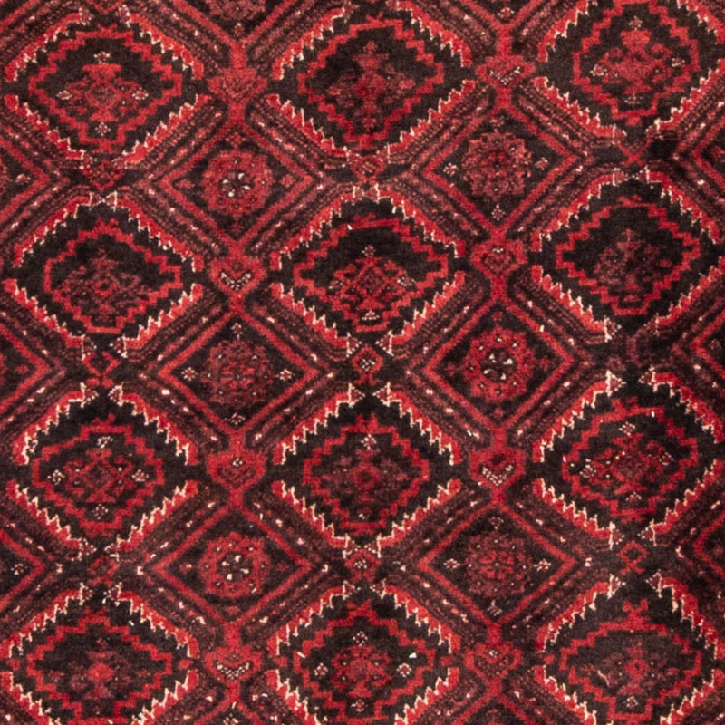 Alfombra de pasillo Alfombra Belutsch - 230 x 125 cm - rojo