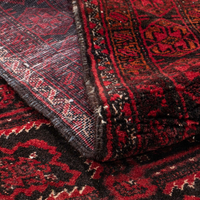 Alfombra de pasillo Alfombra Belutsch - 230 x 125 cm - rojo