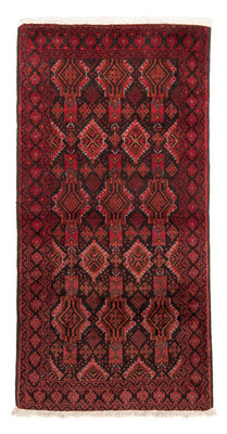 Alfombra de pasillo Alfombra Belutsch - 195 x 102 cm - rojo