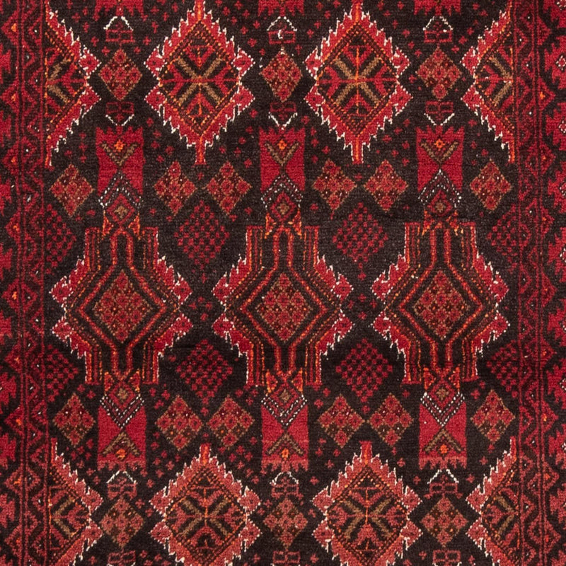Alfombra de pasillo Alfombra Belutsch - 195 x 102 cm - rojo