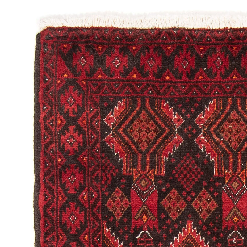 Alfombra de pasillo Alfombra Belutsch - 195 x 102 cm - rojo