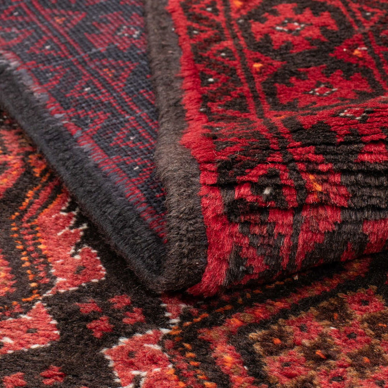Alfombra de pasillo Alfombra Belutsch - 195 x 102 cm - rojo