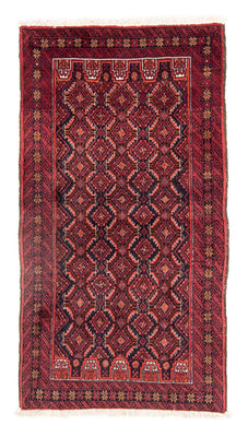 Alfombra de pasillo Alfombra Belutsch - 170 x 94 cm - rojo