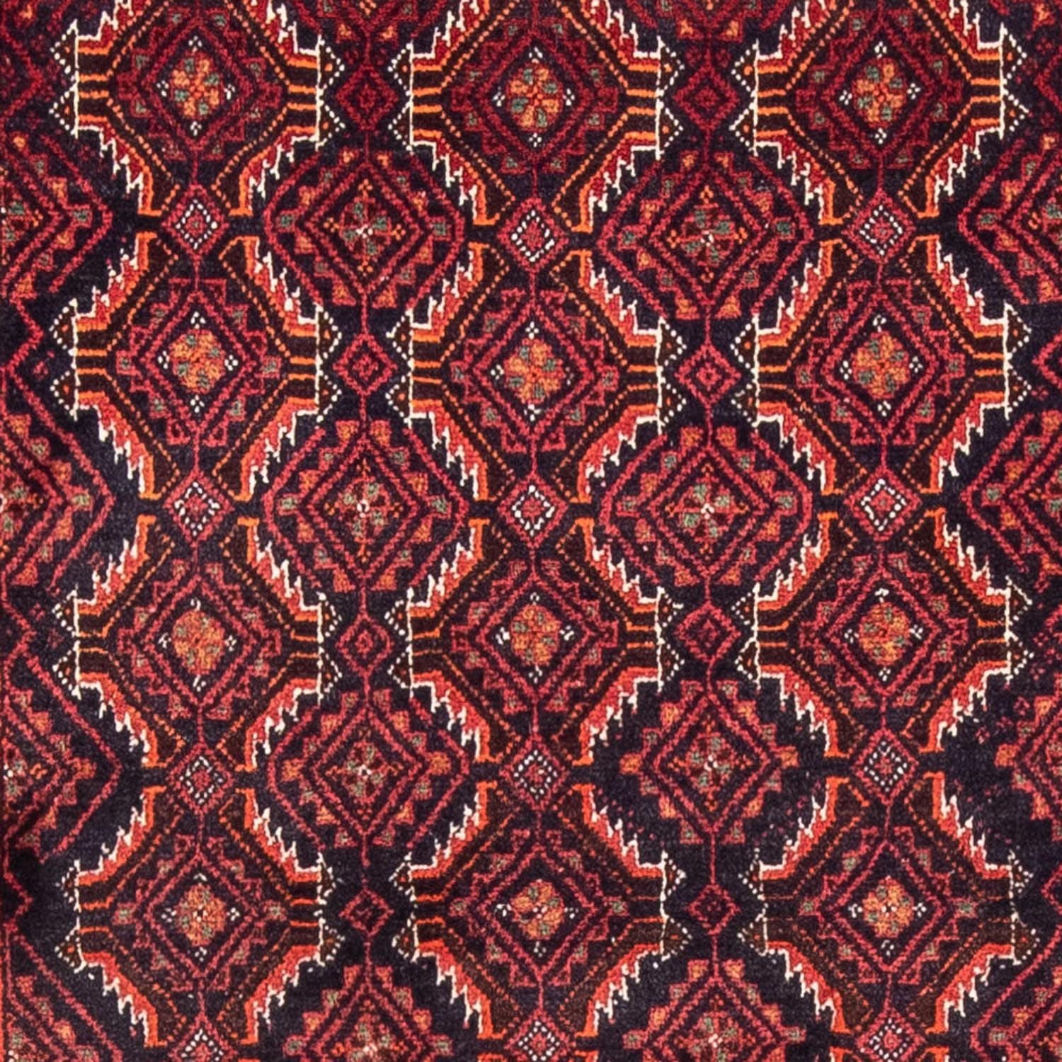 Alfombra de pasillo Alfombra Belutsch - 170 x 94 cm - rojo