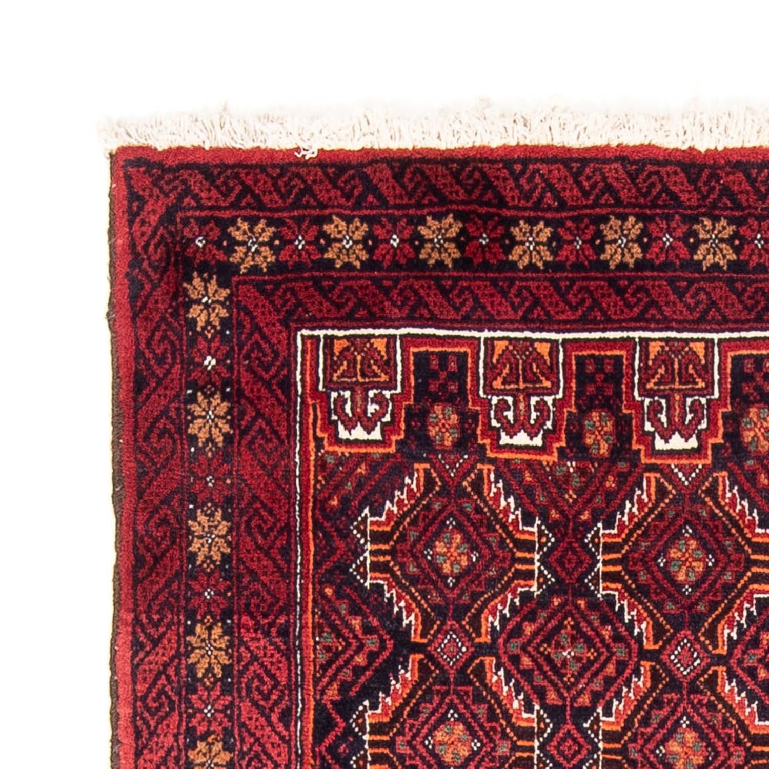 Alfombra de pasillo Alfombra Belutsch - 170 x 94 cm - rojo