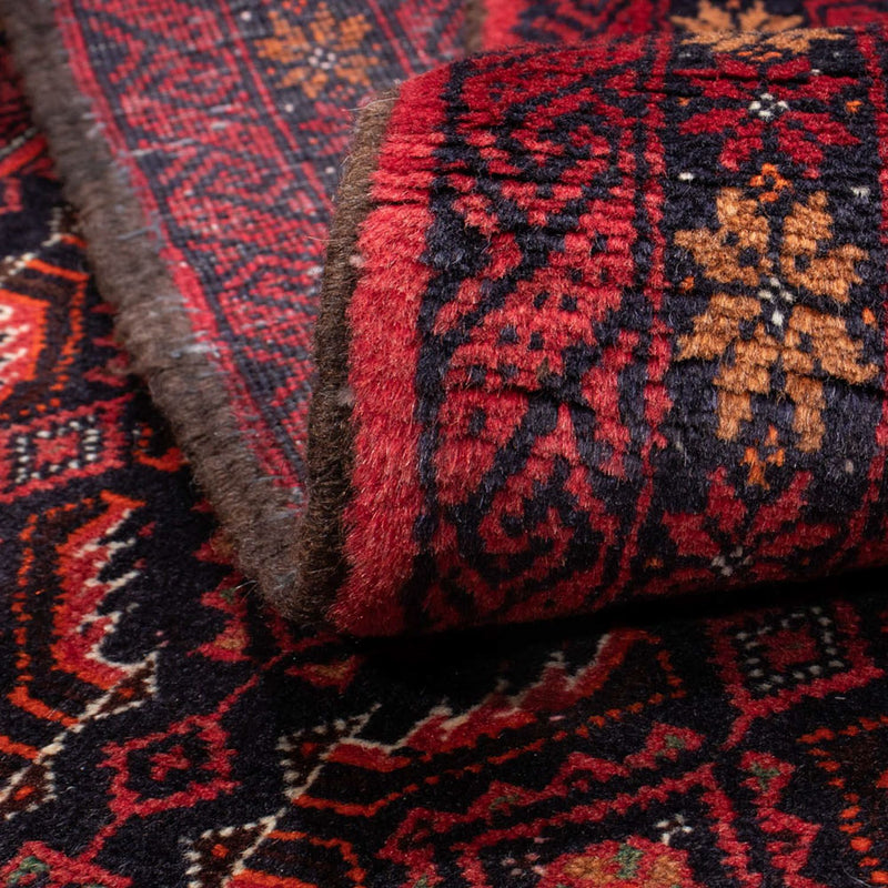 Alfombra de pasillo Alfombra Belutsch - 170 x 94 cm - rojo