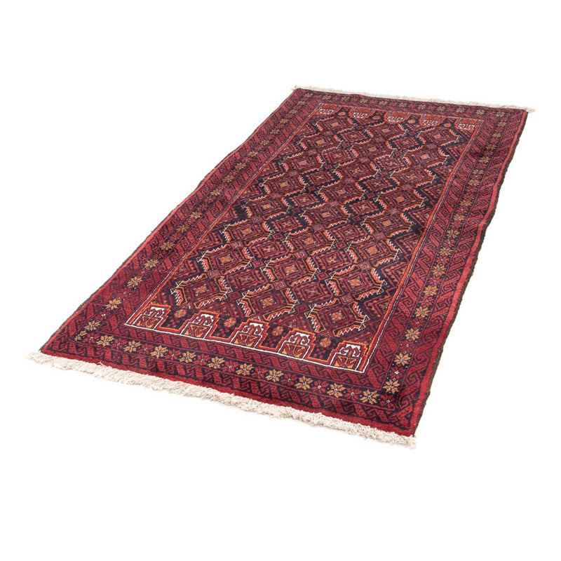 Alfombra de pasillo Alfombra Belutsch - 170 x 94 cm - rojo