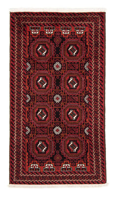 Alfombra de pasillo Alfombra Belutsch - 193 x 102 cm - rojo oscuro